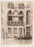 Caroline Armington, La Casa di Desdemona, Venice #17/20 1st state