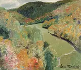 Baron Leon Henri Marie Frederic, Untitled - French Countryside in Spring, oil on canvas