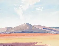 Untitled - Fall Foothills by Murray William MacDonald, 1946, watercolour on paper, sold Nov 2003