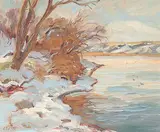 Ernest Luthi, Untitled - Winter Stream