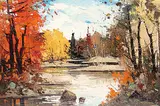 Geza Marich, Untitled - Autumn River