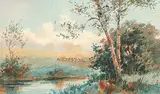 Marmaduke Matthews, Untitled - A View of Warwickshire