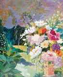Micheline St. Hilaire, Nocturne, oil on canvas