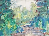 Mashel Alexander Teitelbaum, Georgian Bay Landscape, 1979, watercolour on paper
