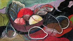 Charles Daudelin, Untitled - Fruits Imaginaires, 1943, oil on canvas