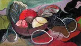 Charles Daudelin, Untitled - Fruits Imaginaires, 1943, oil on canvas