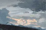 O. John Hawkins, Sunset over Cooper, 2001, acrylic on canvas