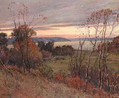 James Henderson, Close of Day, oil on canvas