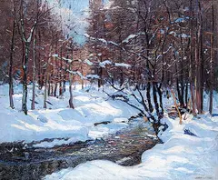 Gordon Payne, Down the Hill, 1932, oil on canvas