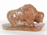 Jason Noel, Untitled - Buffalo, 1998, soapstone sculpture