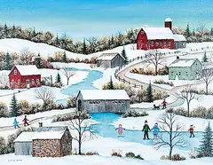 Sharon Mark, Bright Winter Day, 1998, acrylic on canvas