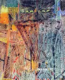 Maxwell Bennett Bates, Untitled - Owl, 1965, watercolour and ink on paper