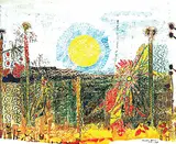 Maxwell Bennett Bates, Tropical Morning, 1964, watercolour and ink on paper