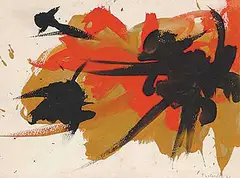 Rita Letendre, Sans Titre #5, 1961, gouache on paper
