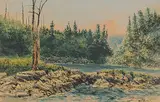 Marmaduke Matthews, Untitled - Forest Stream