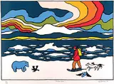 Ted Harrison, The Blue Bear #142/150