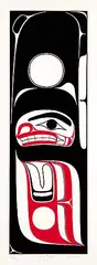 James Hart, Whale Killer 3 Fin #12/19, two colour silkscreen on paper