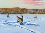 Ken Lonechild, First Big Pickerel of the Day