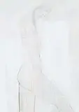 Bruce Pashak, Untitled - Study of a Figure in White, 1985, mixed media on paper