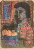 Persephone #3/14 by John Harold Thomas Snow, colour lithograph on paper, sold Jun 2003