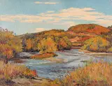 Hubert Valentine Fanshaw, The Cameron Valley, Manitoba, oil on canvas