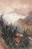 Robert Ford Gagen, Storm on the Great Glacier, B.C., 1901, watercolour on paper