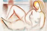 Henry George Glyde, Untitled - Reclining Nude