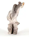 Eliyah Palituq, Man with Drum, 1982, bone carving