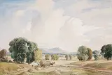 Percy Lancaster, Haying Time, Corriston, watercolour on paper