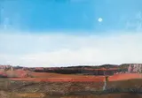Robert Marchessault, Last Light, Full Moon, Late March, 1991, oil on canvas