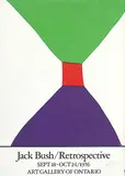 Jack Bush, Jack Bush / Retrospective, 1976, colour silkscreen on paper