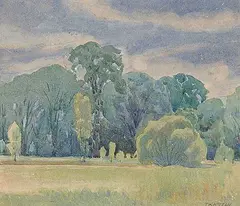 Thomas Wesley McLean, Lake Simcoe, watercolour on paper