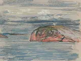 Joseph Francis Plaskett, Entrance to Harrington Harbour [Labrador]