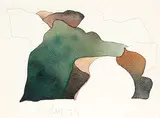 Robert William Sinclair, Untitled - Rocky Mountain Landscape, 1973, watercolour on paper