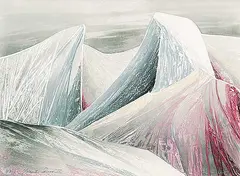 Yosemite Series III # 7/60 by Roslyn Sheinfeld Swartzman, colour etching on paper, sold Apr 2003