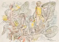 William Arthur Winter, Belmont, 1971, watercolour and graphite on paper