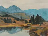 Alan Caswell Collier, Barnes Lake, above Ashcroft, B.C.