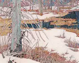 Robert Genn, Beaver Pond in Winter, Manning Park, B.C.