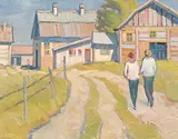 Henry George Glyde, Farm Buildings, Saanich B.C.