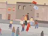 Colin D. Graham, Side Street, 1999, acrylic on canvas