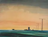 Robert Newton Hurley, Untitled - Prairie Sunset
