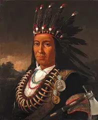Paul Kane, Portrait of Maungwudaus, 1851, oil on canvas