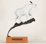 Malcom James MacKenzie, Mountain Goat #6/15, 1975, painted bronze
