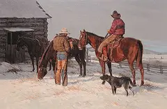 Harold Lloyd Lyon, Morning, oil on canvas