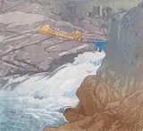 Walter J. Phillips, Rushing River, Lake of the Woods #39/50