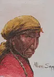 Allen Sapp, Untitled - Indian Grandmother