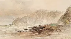 Foreland, North Devon by Frederick Arthur Verner, watercolour on paper, sold Dec 2002