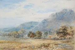 William L. Appleton, God's Acre, watercolour on paper