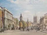 Francis Dodd, Whitehall, watercolour on paper
