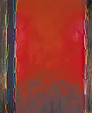 David Bolduc, Log, 1979, acrylic on canvas